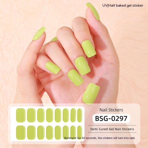 Women's Fashion Simple Semi-curing Gel Nail Sticker - Image 9