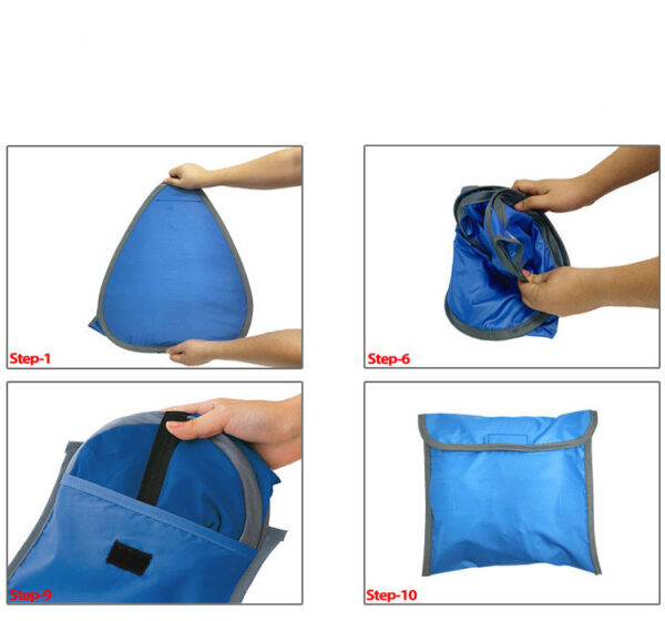 Mini Portable Beach Shade Awning Head Pop-up Mobile Windproof Beach Sun Shade Camp Tent - Image 4