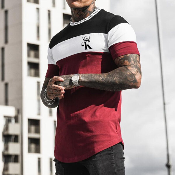 Casual Round Neck Short Sleeve Digital Printing - Image 4