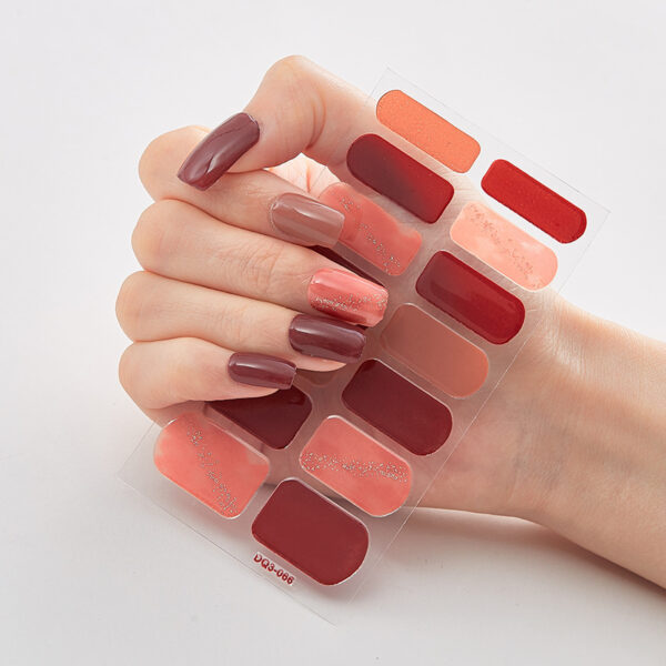 Laser Nail Polish Film Fashion Nail Stickers - Image 2