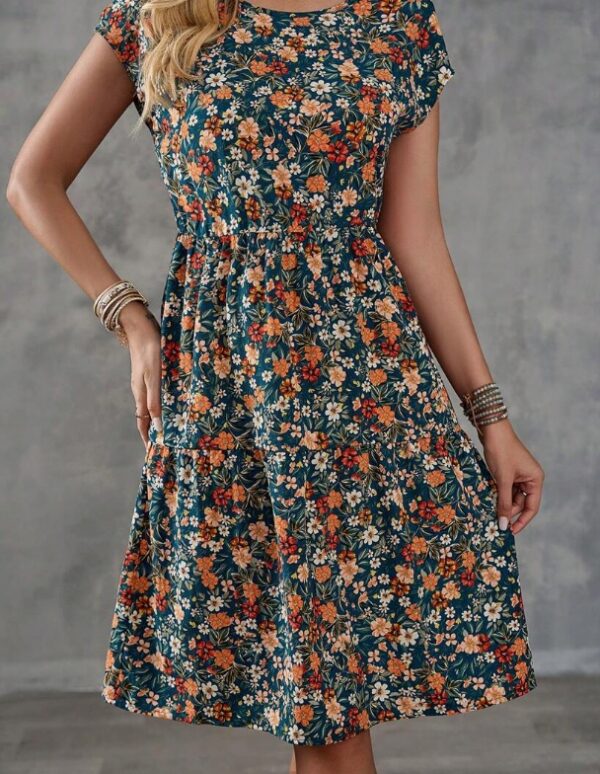 Emery Rose Waist Holiday Dress For Women - Image 3