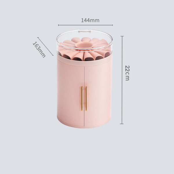 Ight Luxury Necklace Double Transparent Flower Jewelry Box - Image 3