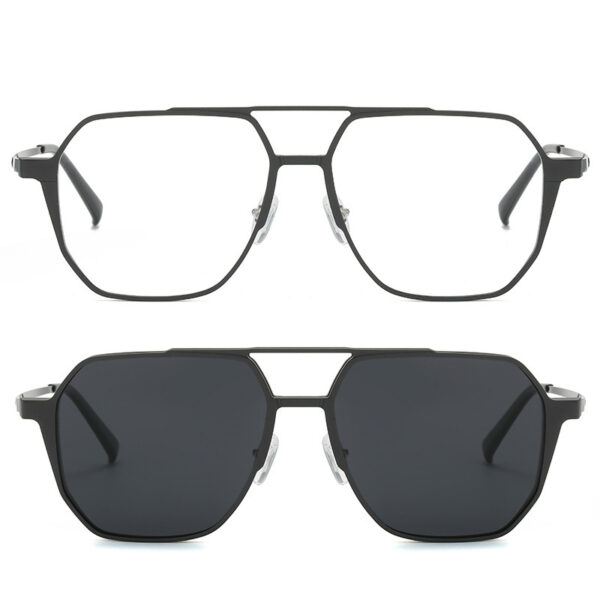 Driving Men's Three-in-one Magnetic Aluminum Magnesium Glasses - Image 2