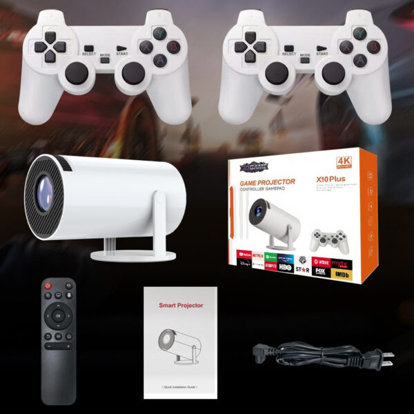 Barrel X10 PLUS Portable Home Smart Wall Projection Game Machine HD Projector - Image 2