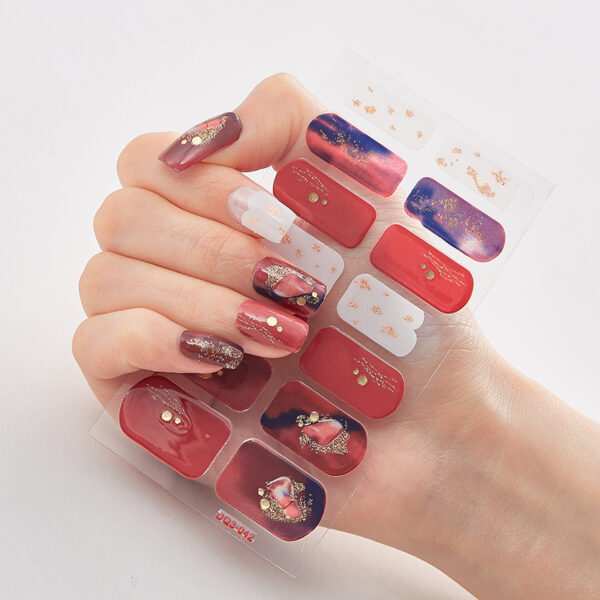 Laser Nail Polish Film Fashion Nail Stickers - Image 6