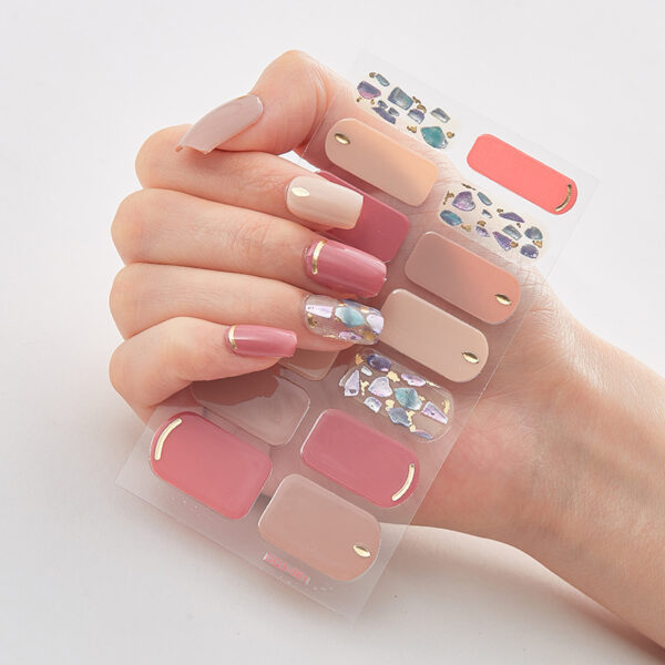 Laser Nail Polish Film Fashion Nail Stickers - Image 4
