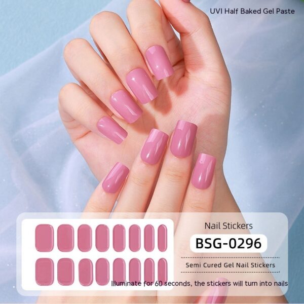 Women's Fashion Simple Semi-curing Gel Nail Sticker - Image 10