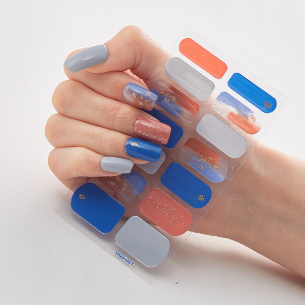 Laser Nail Polish Film Fashion Nail Stickers - Image 3