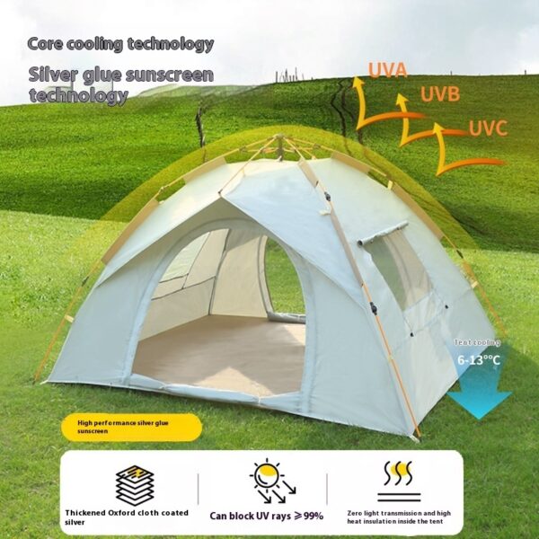 Outdoor Portable Folding Automatic Camping Tent - Image 5