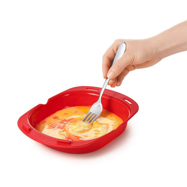 Egg Boiler Poacher Steamer Microwave Oven Silicone Omelette Mold Tool Egg Roll Baking - Image 6