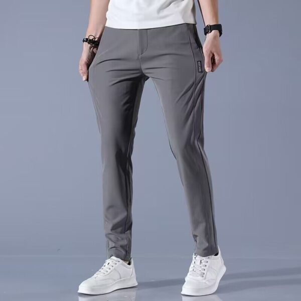 Youth Sports Loose Straight Stretch Trousers - Image 2