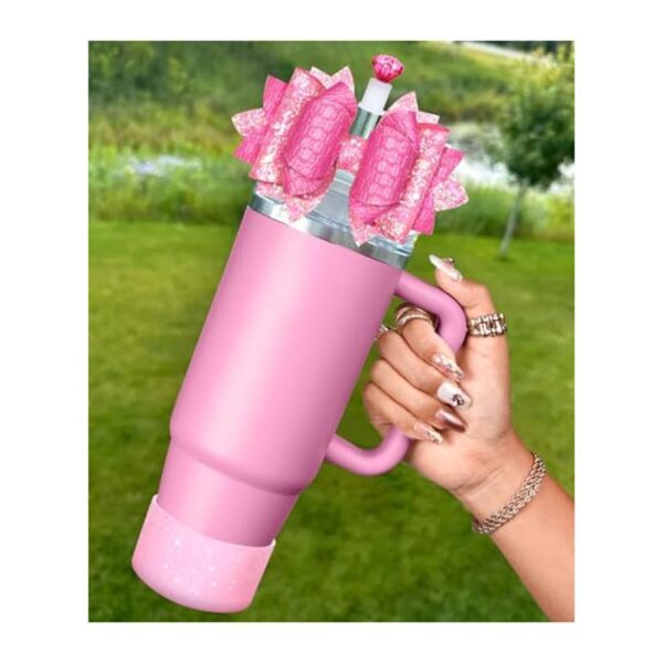Cup Set Bow Straw With Straw Mouthpiece - Image 9