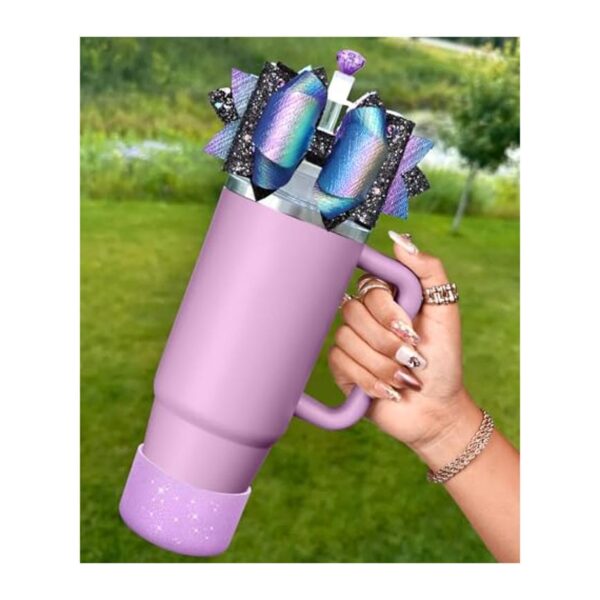 Cup Set Bow Straw With Straw Mouthpiece - Image 6