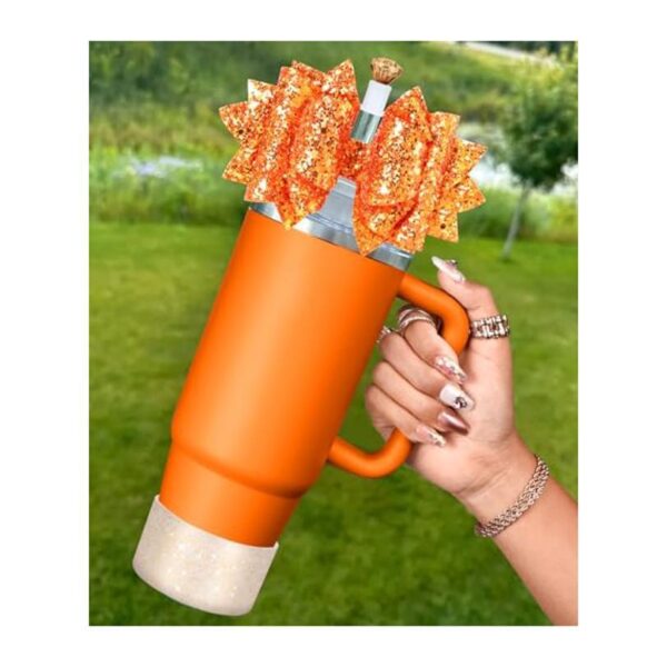 Cup Set Bow Straw With Straw Mouthpiece - Image 4