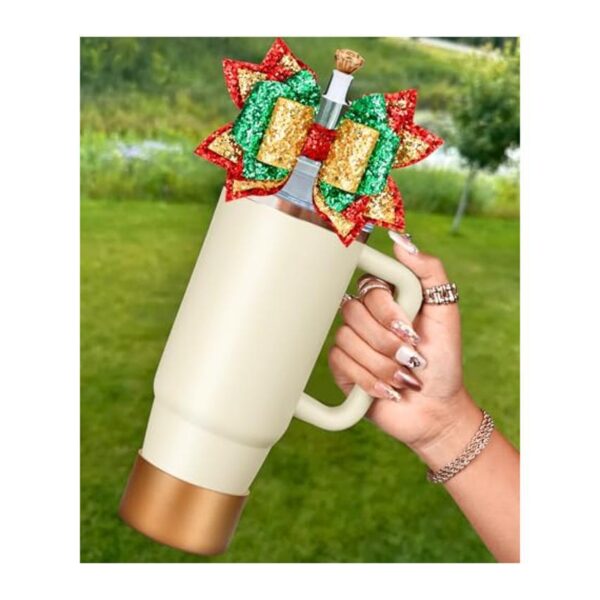 Cup Set Bow Straw With Straw Mouthpiece - Image 7