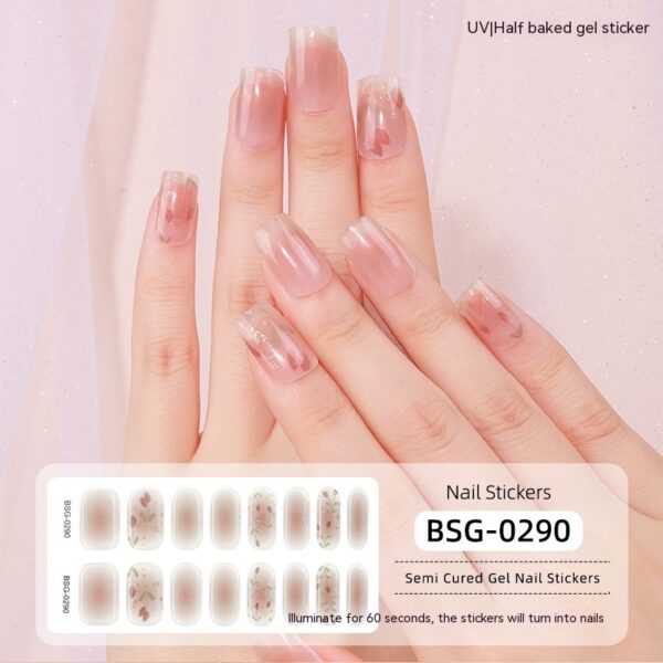 Women's Fashion Simple Semi-curing Gel Nail Sticker - Image 6