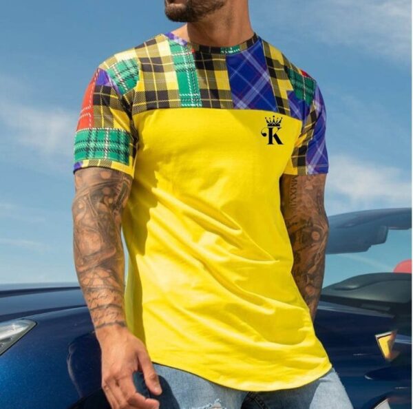 Casual Round Neck Short Sleeve Digital Printing - Image 3