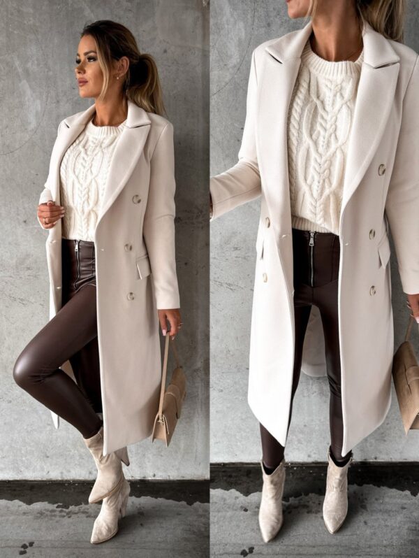 Fashion Casual Woolen Coat Women - Image 9