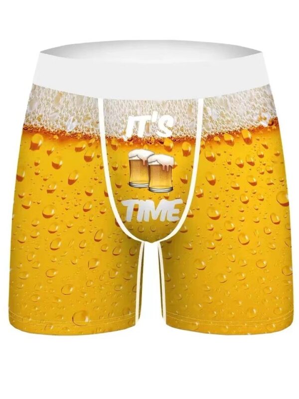 Men's And Teenagers Digital Printing Summer Breathable Underwear Men's Boxer Shorts - Image 3