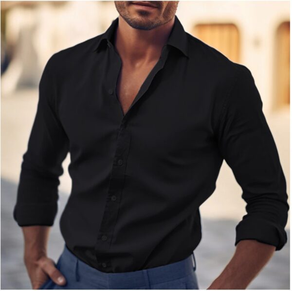 Fashion Personality Men's Business Casual Style Shirt - Image 4