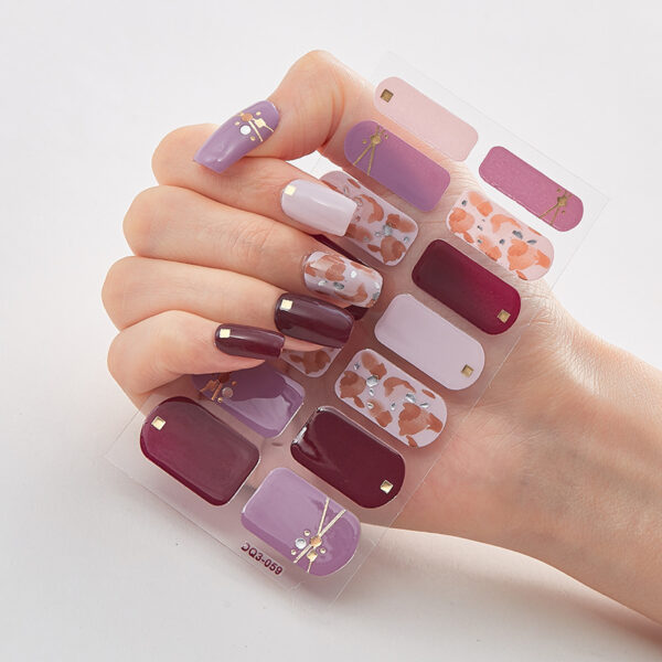 Laser Nail Polish Film Fashion Nail Stickers - Image 5