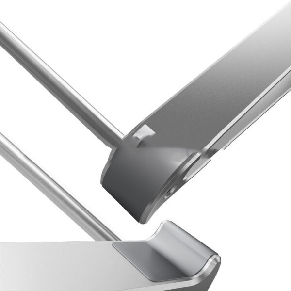 Portable Laptop Holder Stand Base Aluminum Alloy Computer Notebook PC Riser Computer Laptop Holder Cooling Bracket Riser Portable Laptop Holder Stand Base Aluminum Alloy Computer Notebook PC Riser - Image 4